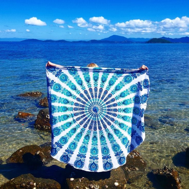 Mandala-Round-Beach-Towel | Beach Towel manufacturer