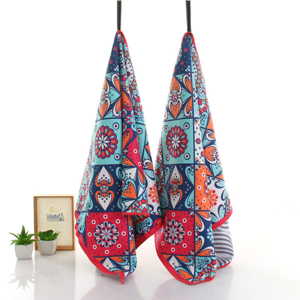 Waffle microfiber beach towel design your own pattern 75x150cm - Image 4