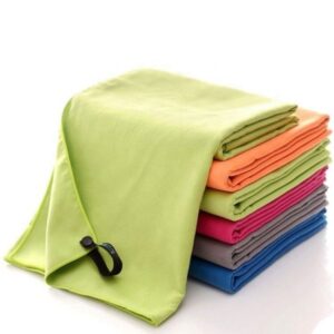 Quick drying light weight aquis adventure microfiber towel